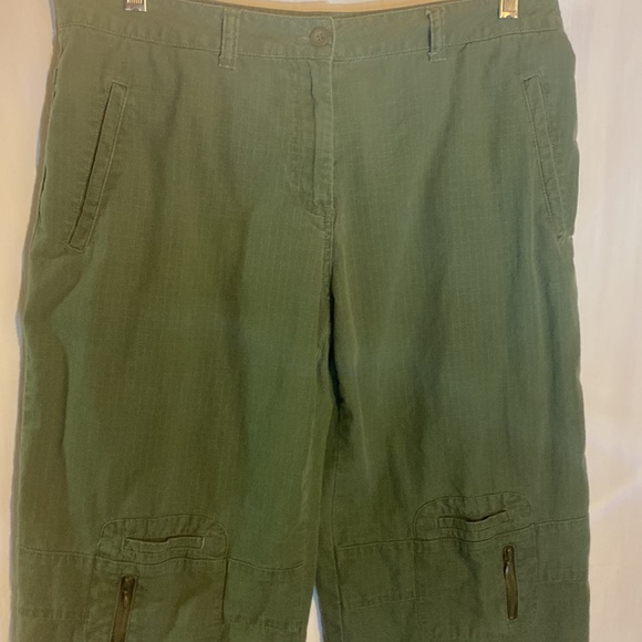 Montana Blues Green Cargo Size 11 Soft Pants - New Wout tags - Picture 3 of 6